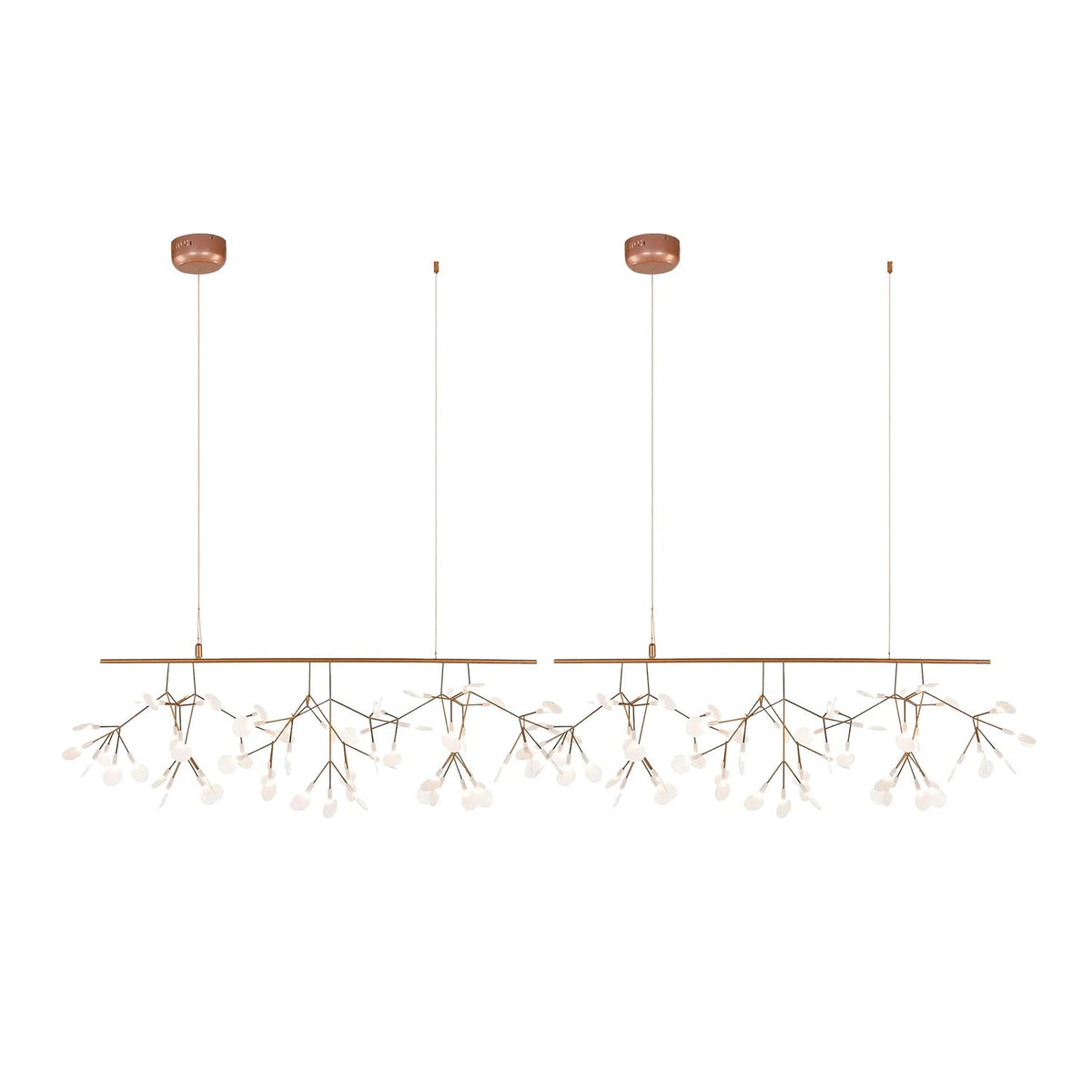 Brenwen candelabru, artistic, LED, cu ramuri, lung, liniar