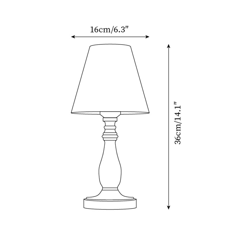 Terierise lampă de masă