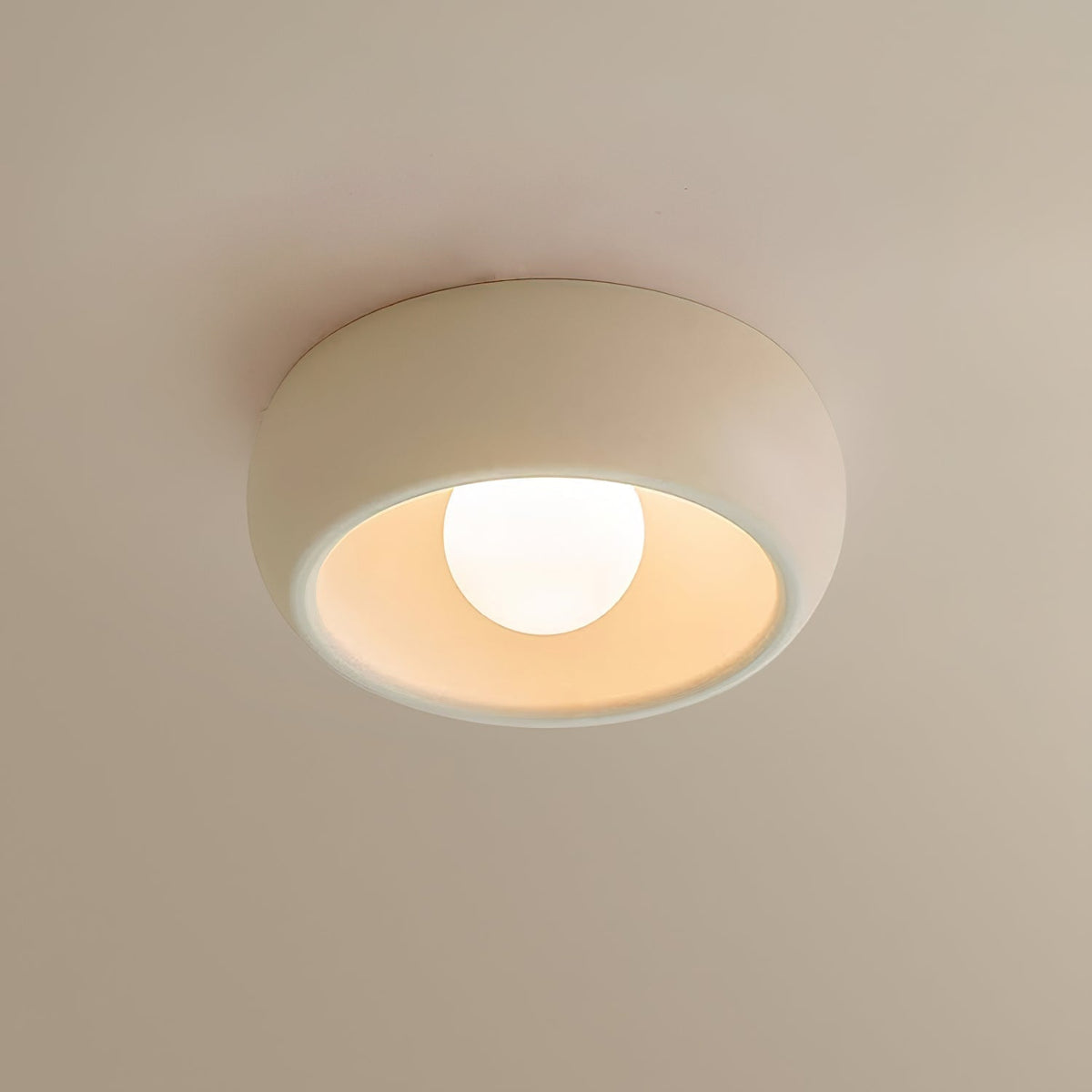 Talemu plafonieră din sticlă, modernă, minimalistă, rotundă