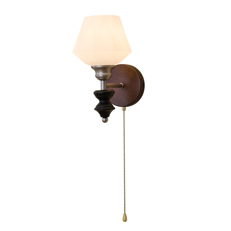 Lucille Elegance clasic Art sticlă lemn aplică de Perete