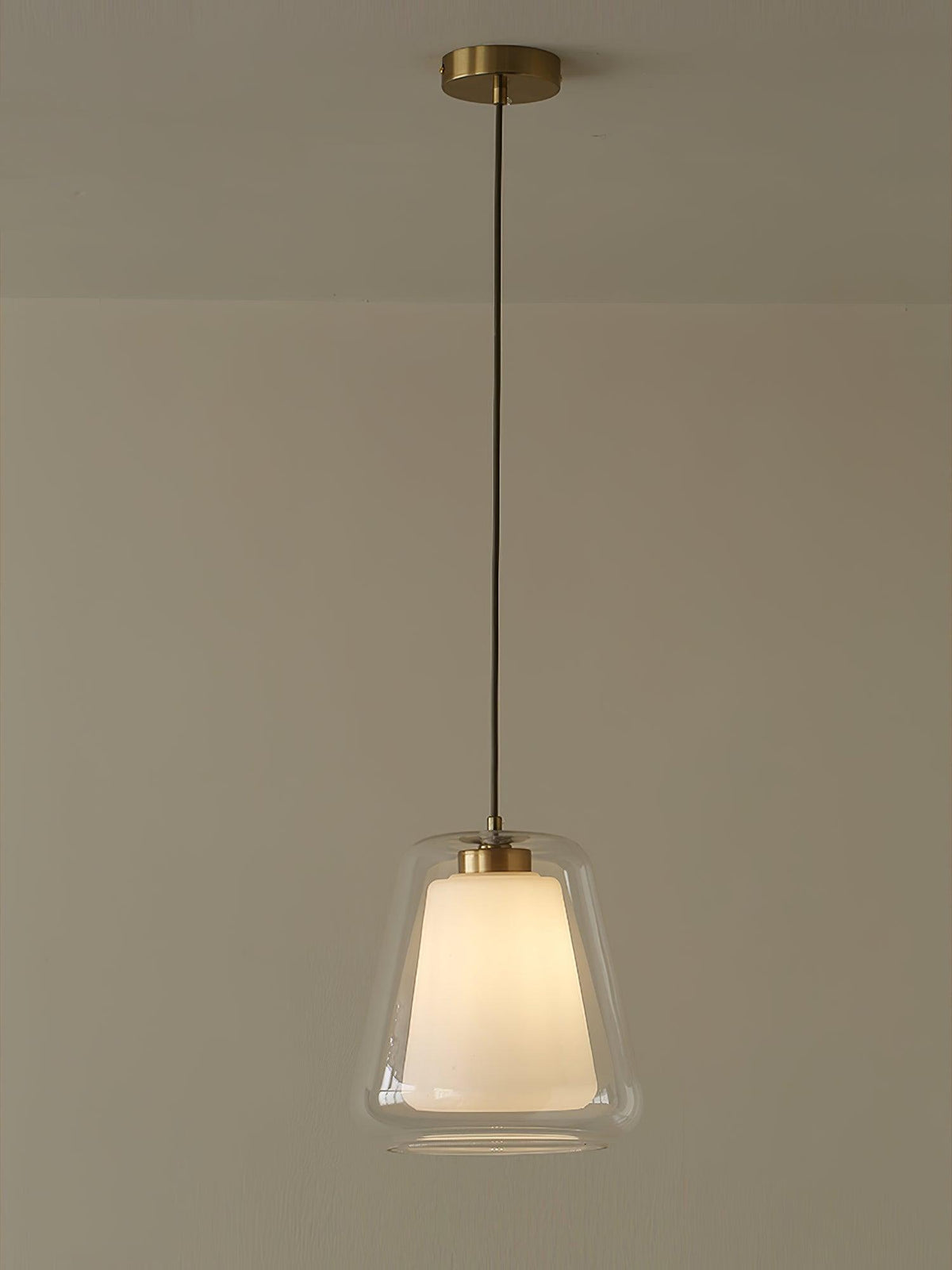 Ate lampă suspendată aurie, contemporană