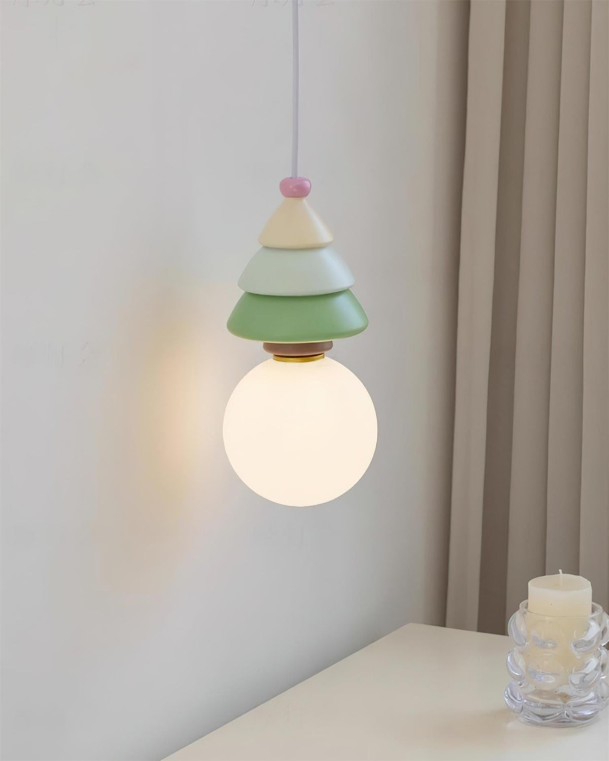 Riverise lampă suspendată, cu glob