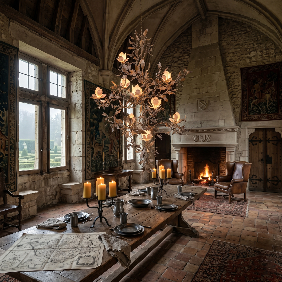 Morvyn Ironwork candelabru