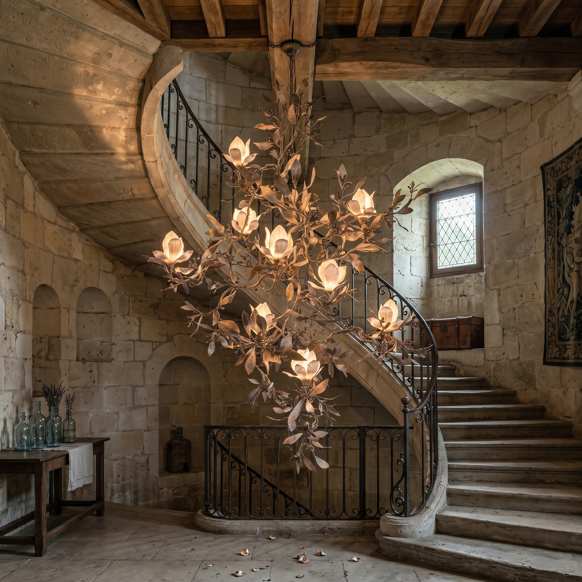 Morvyn Ironwork candelabru