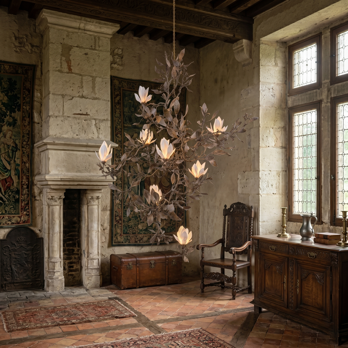 Morvyn Ironwork candelabru