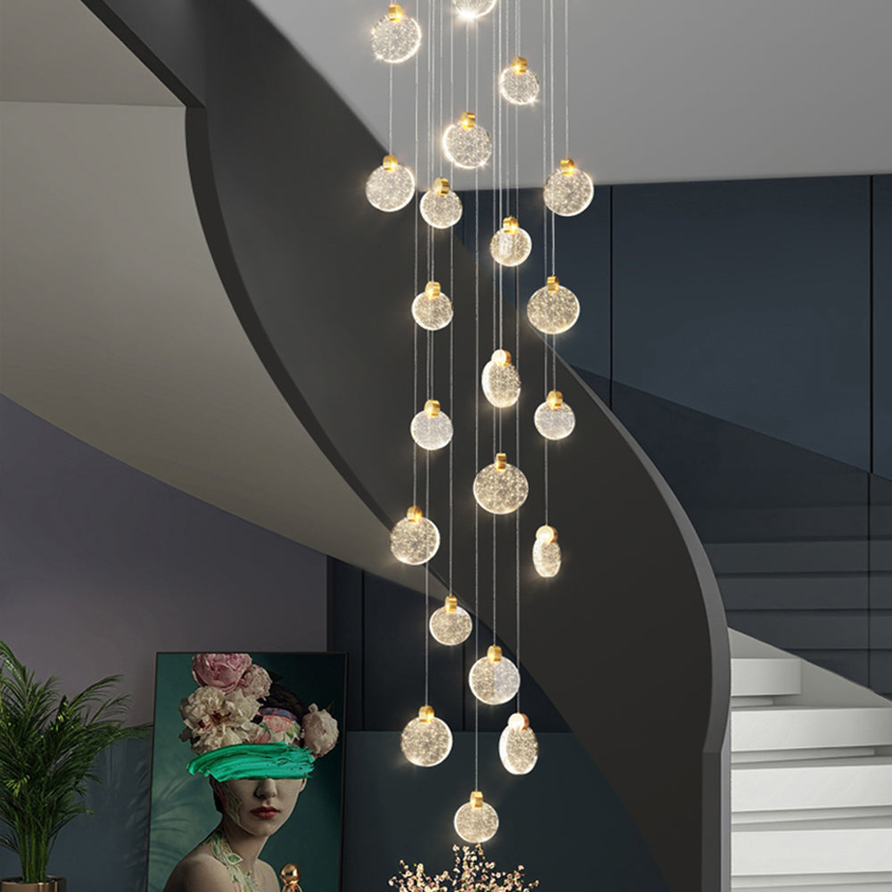 Kristy candelabru Circular Ripple Rotund din cristal auriu