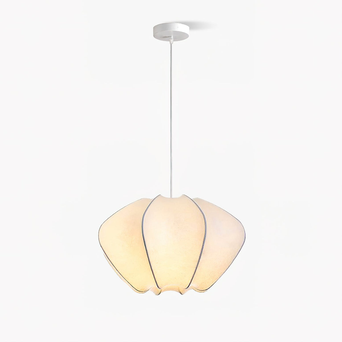 Pithos lampă suspendată din mătase, elegantă