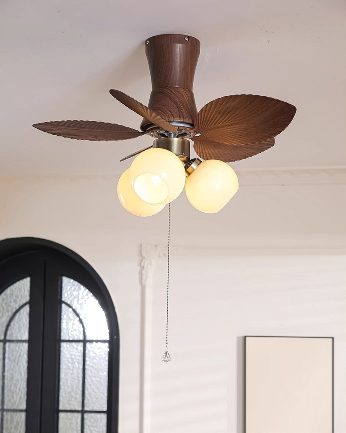 Malibu ventilator de tavan cu lumină