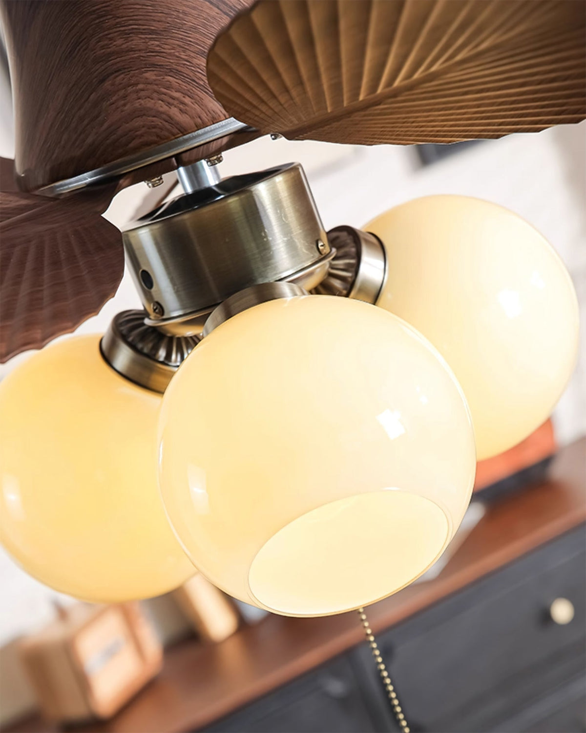Malibu ventilator de tavan cu lumină