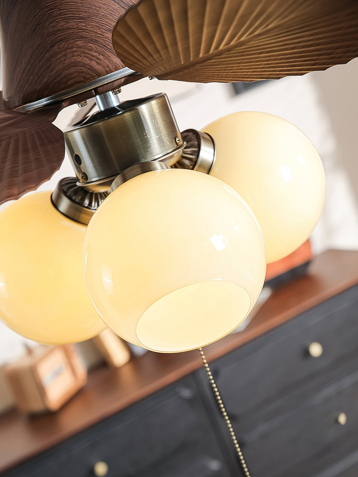 Malibu ventilator de tavan cu lumină