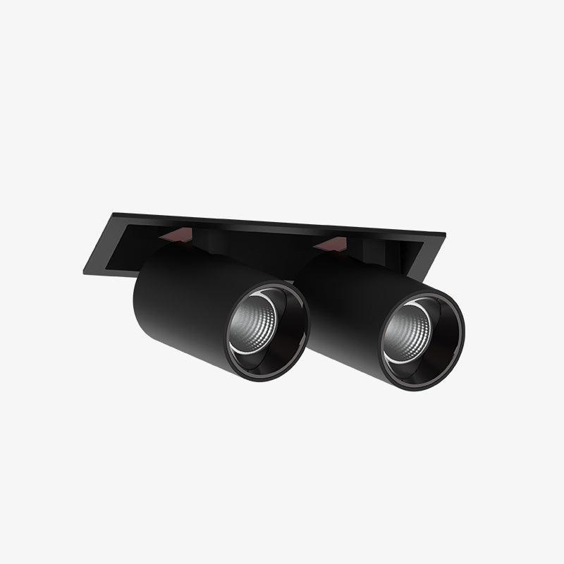 Dia lampă de tavan Spotlight negru pentru living