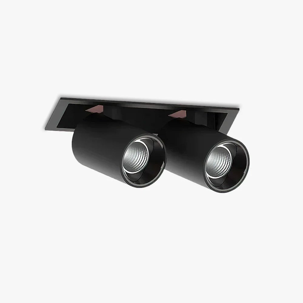 Dia lampă de tavan Spotlight negru pentru living