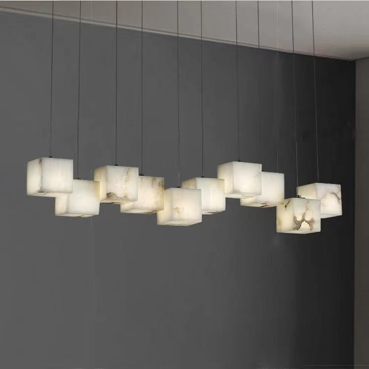 Candelabru din alabastru Box Cubic Elegance
