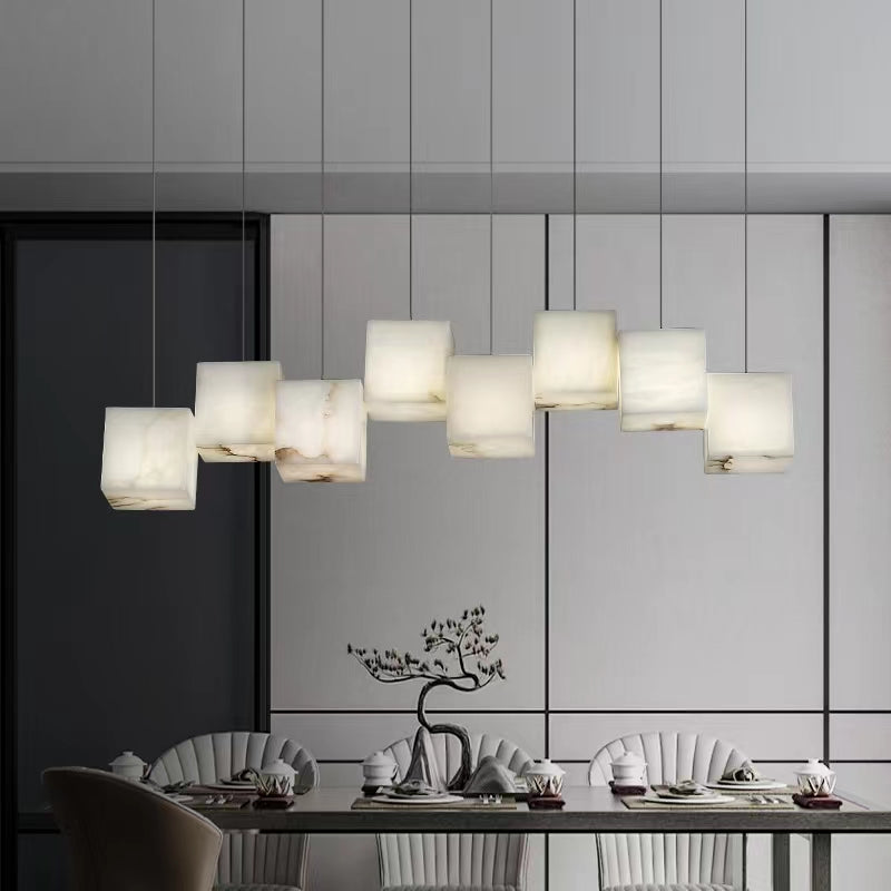 Candelabru din alabastru Box Cubic Elegance