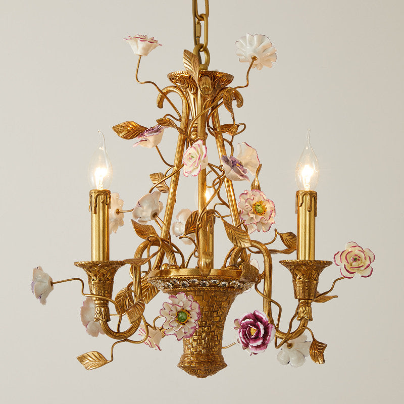 Corisande Flowers candelabru