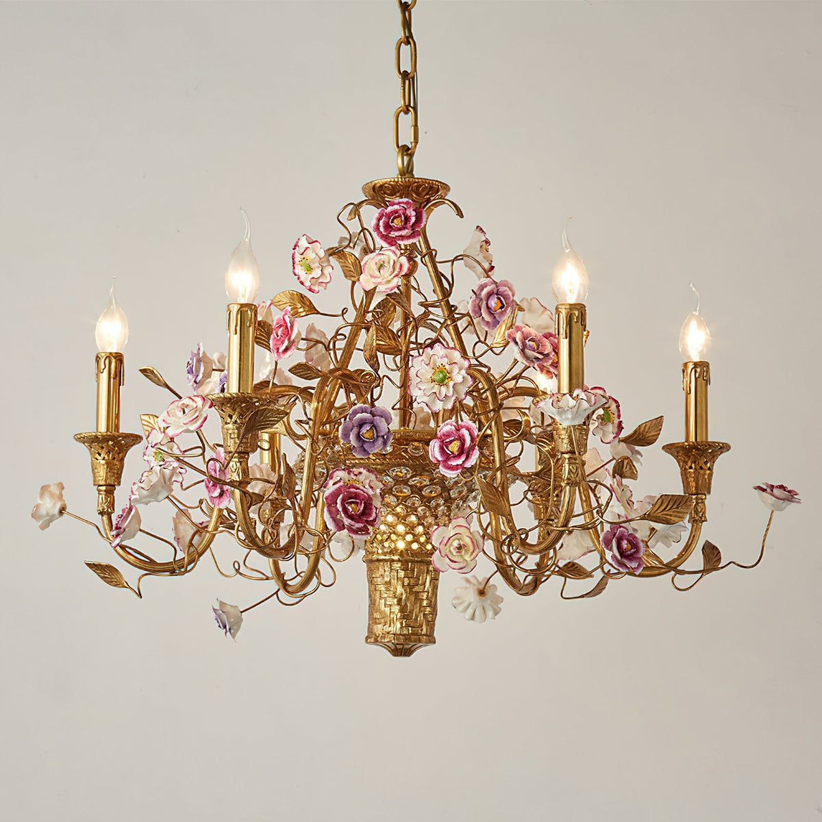 Corisande Flowers candelabru