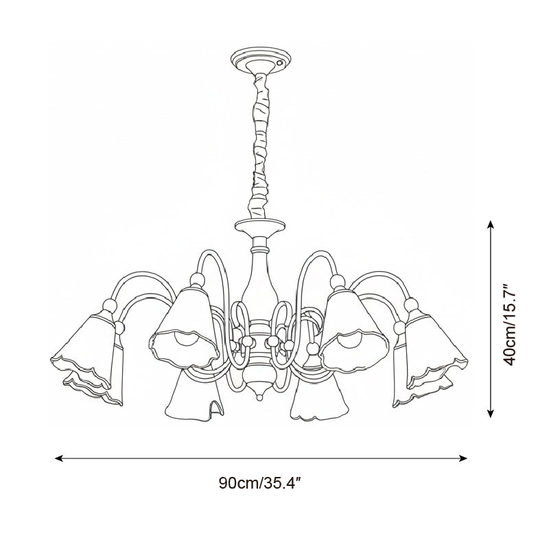 Amber-Bloom candelabru