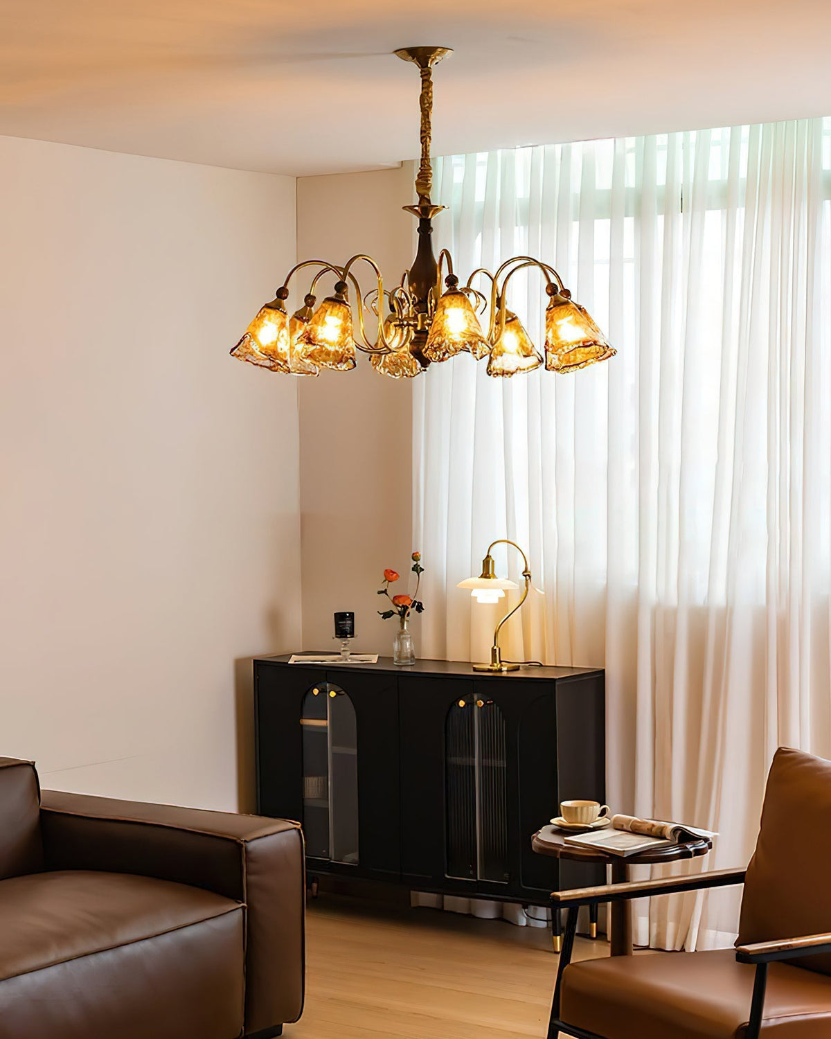 Amber-Bloom candelabru