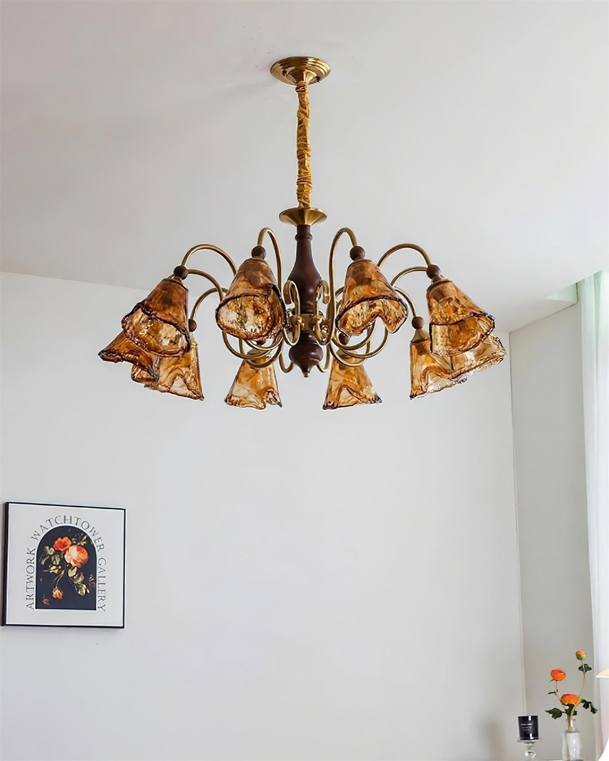 Amber-Bloom candelabru