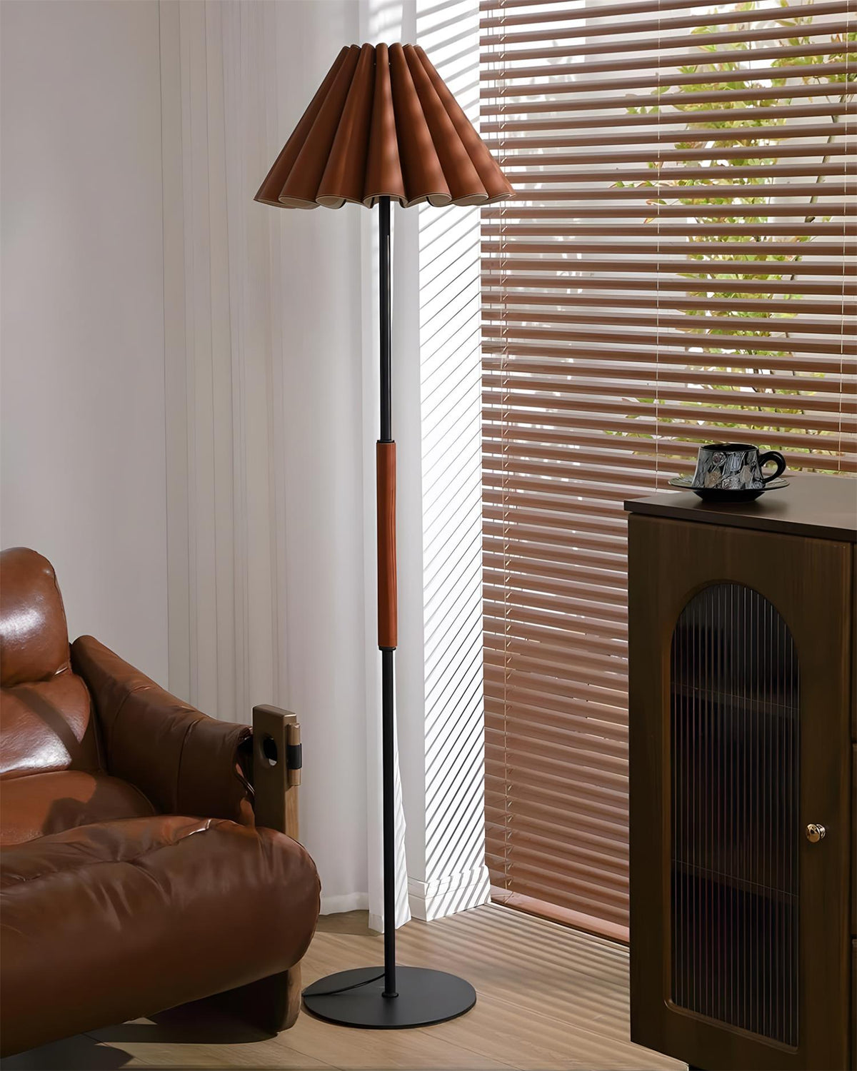 Renaria Pleat Floor Light