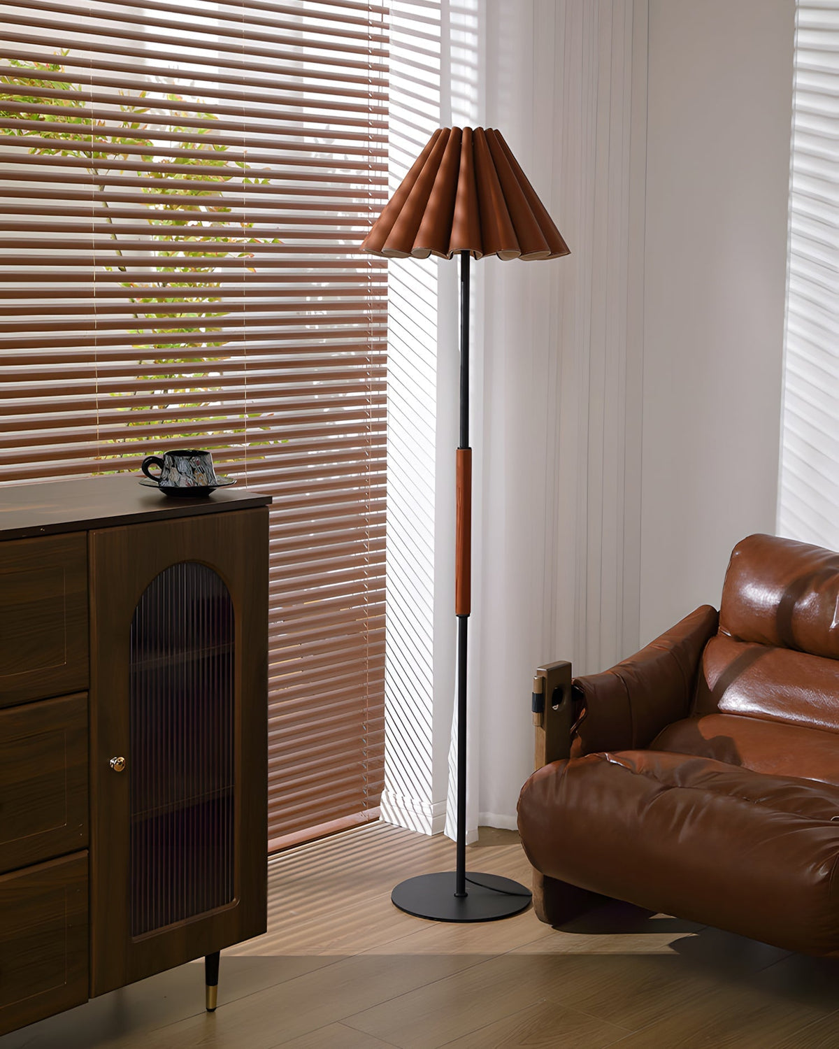 Renaria Pleat Floor Light