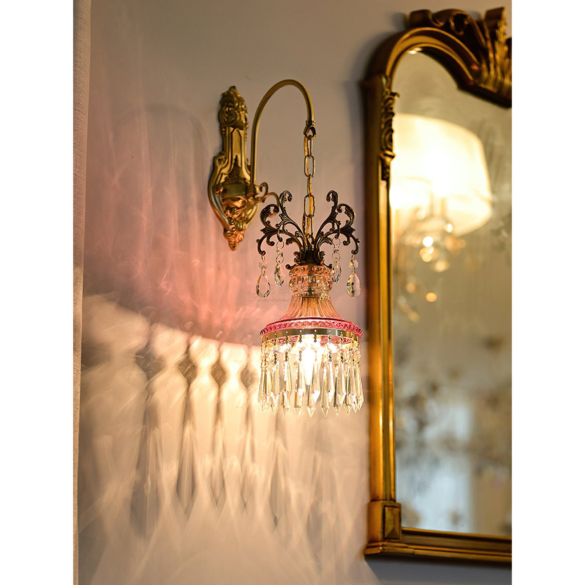Marquise aplică de perete din cristal