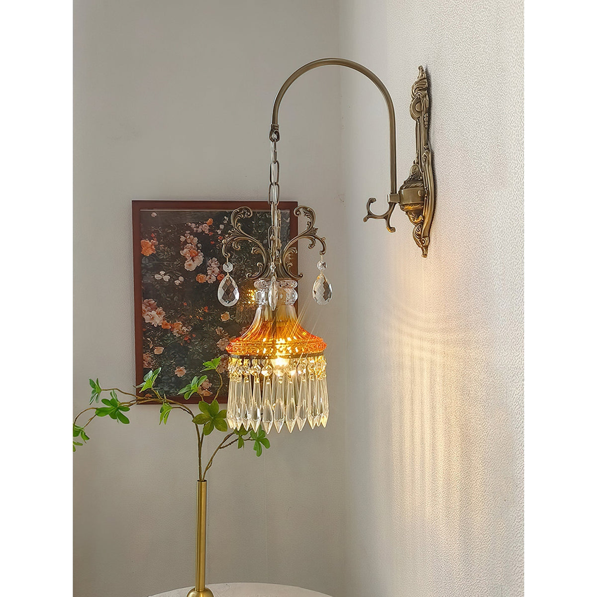 Marquise aplică de perete din cristal