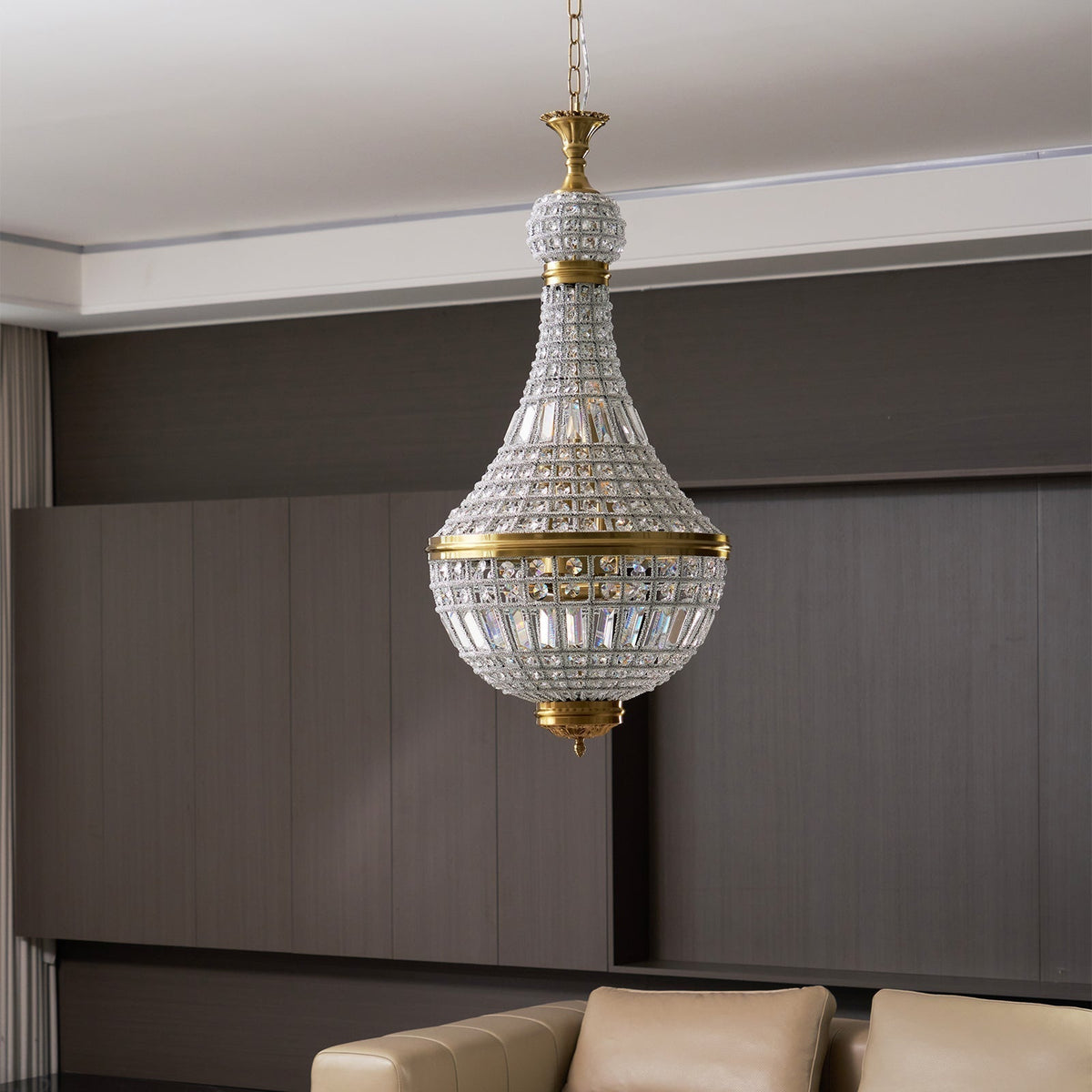 Auristella candelabru din cristal
