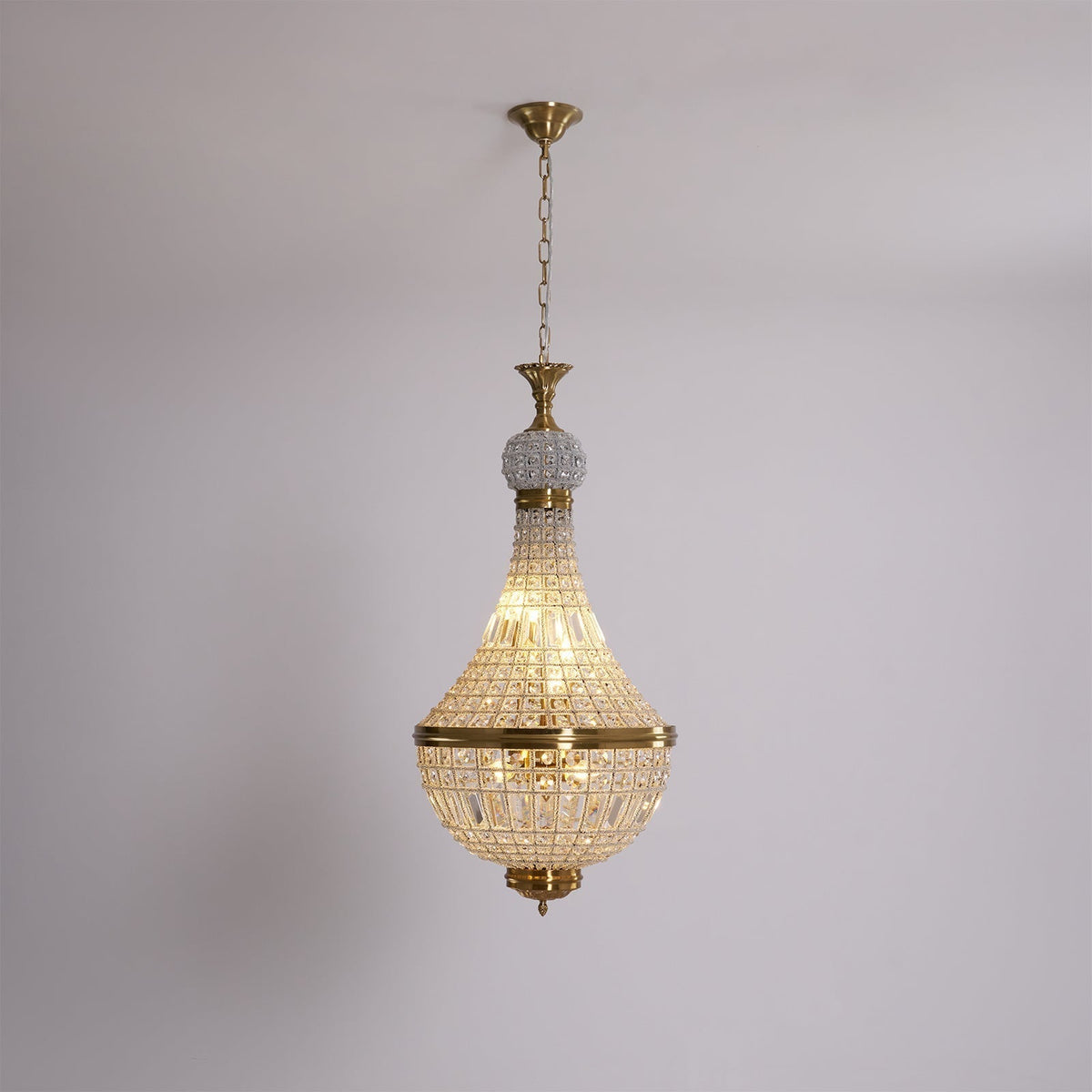 Auristella candelabru din cristal