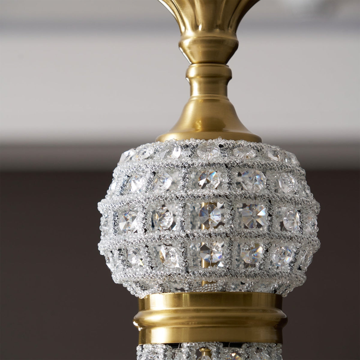 Auristella candelabru din cristal