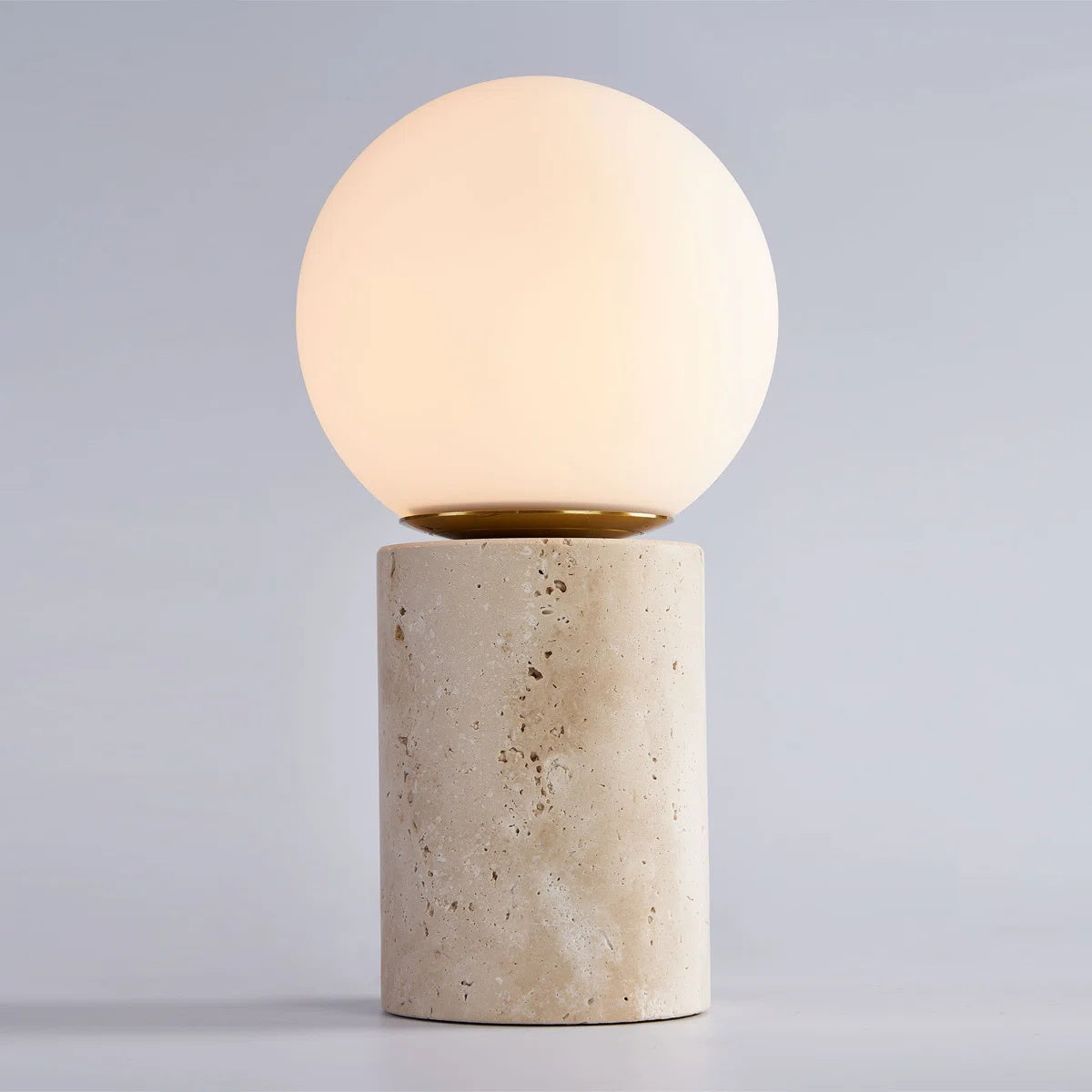 Norinise Stone lampă de masă din travertin