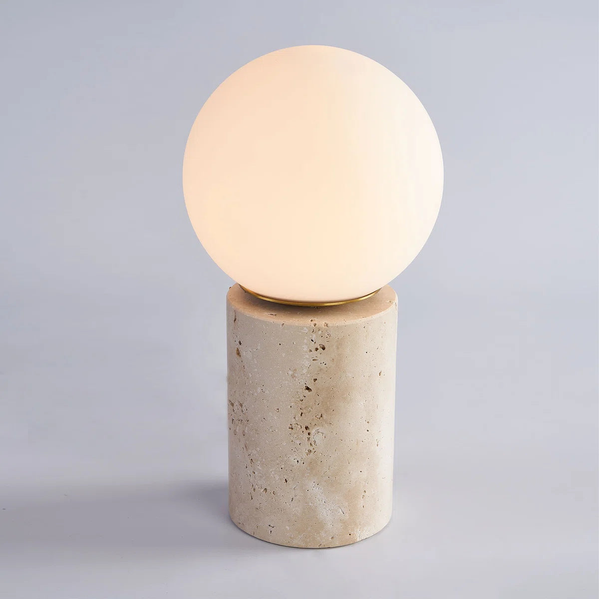 Norinise Stone lampă de masă din travertin
