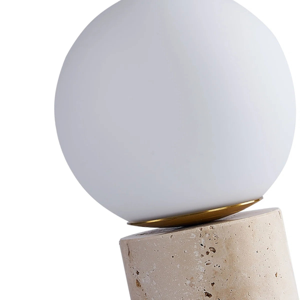 Norinise Stone lampă de masă din travertin