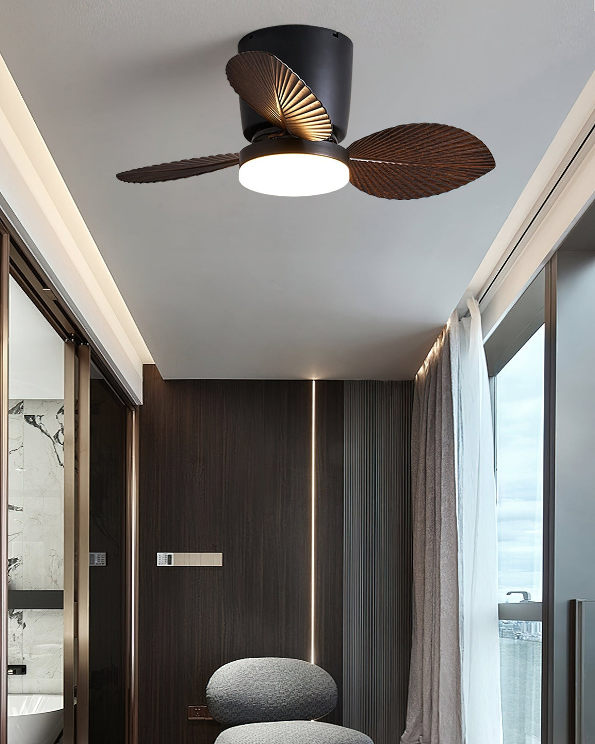 Calirella ventilator de tavan cu lumină