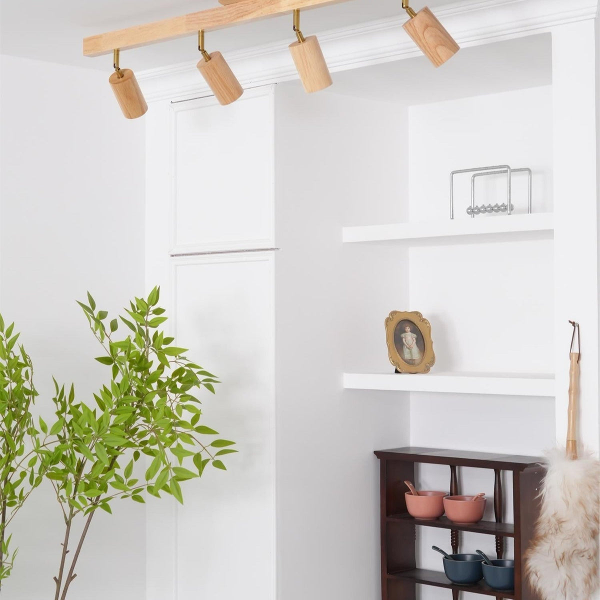 Veril Track Lighting Spotlight lemn