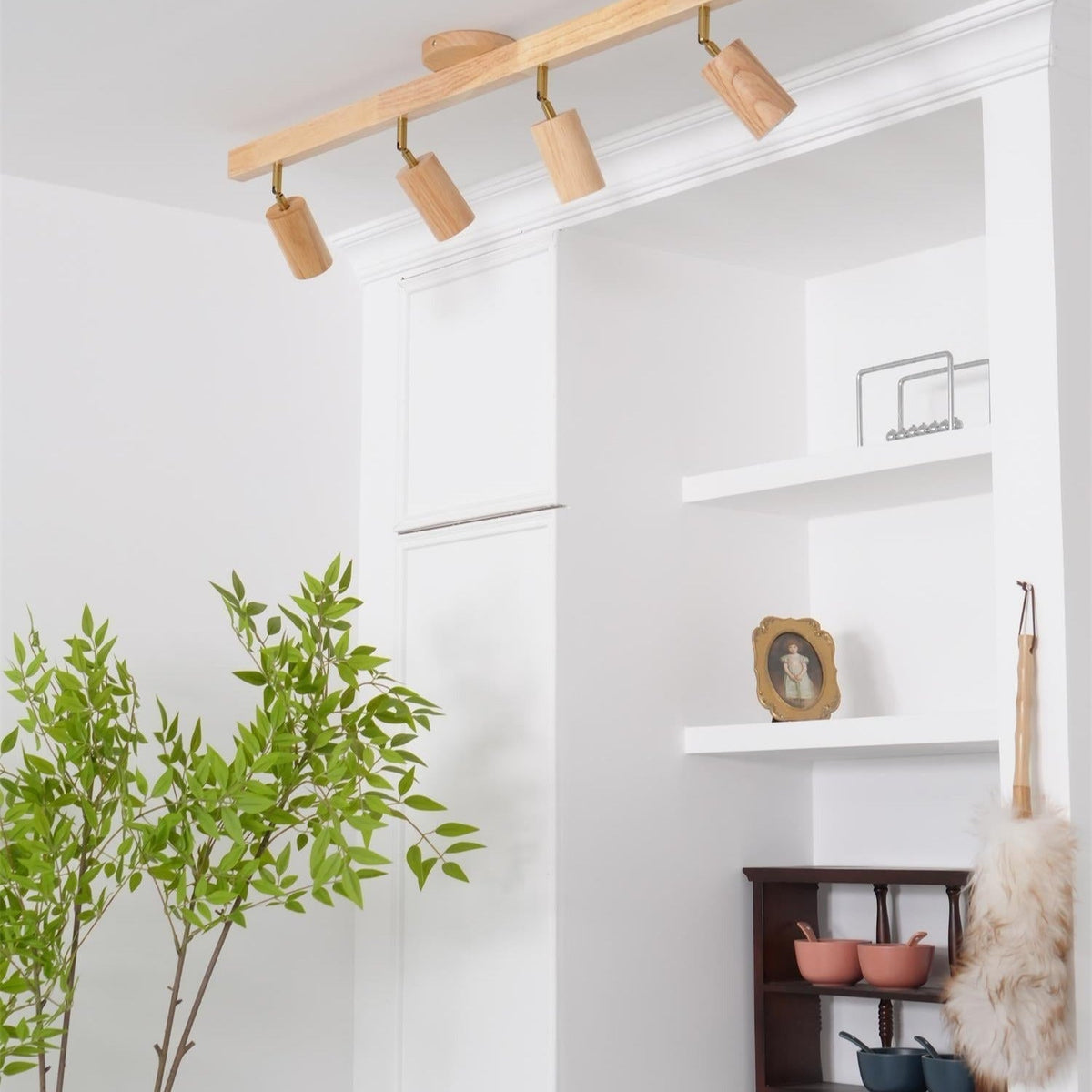 Veril Track Lighting Spotlight lemn