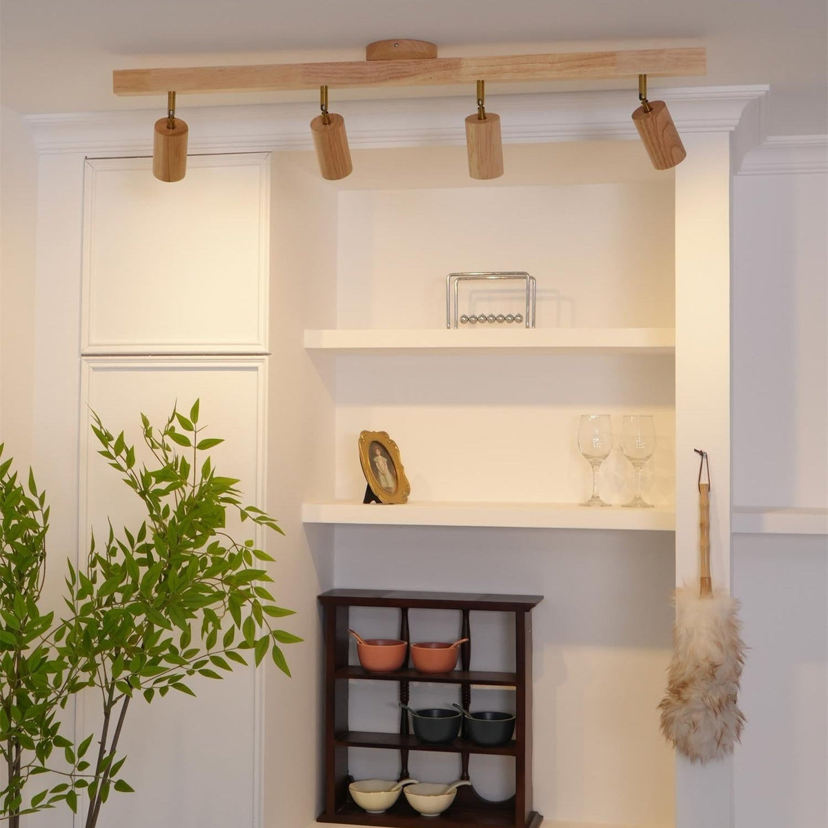 Veril Track Lighting Spotlight lemn