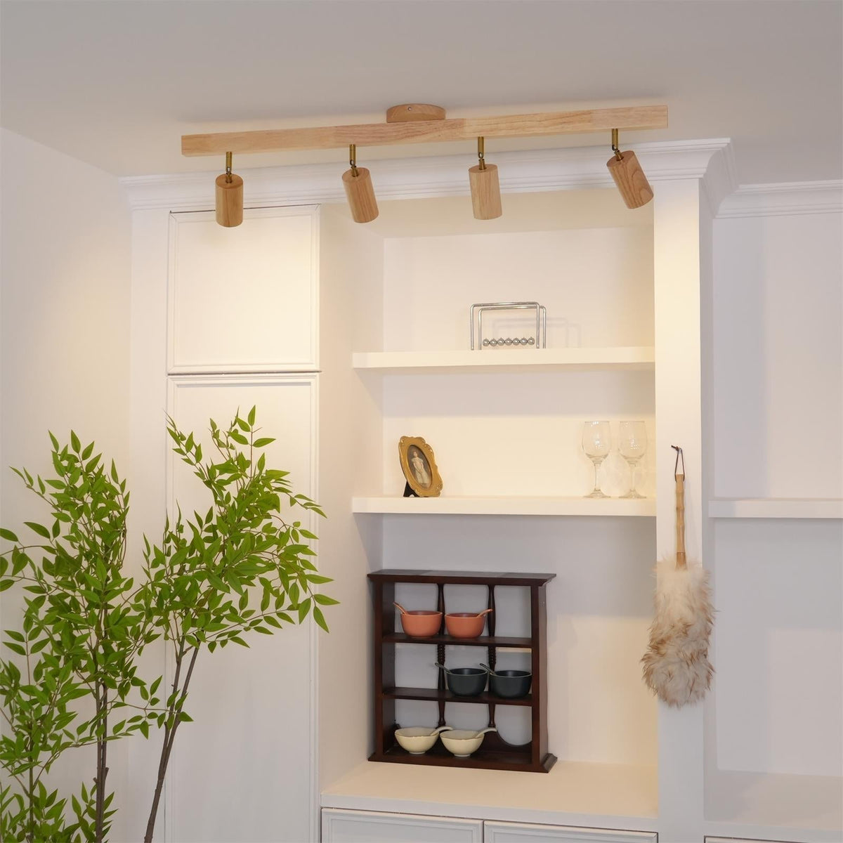 Veril Track Lighting Spotlight lemn