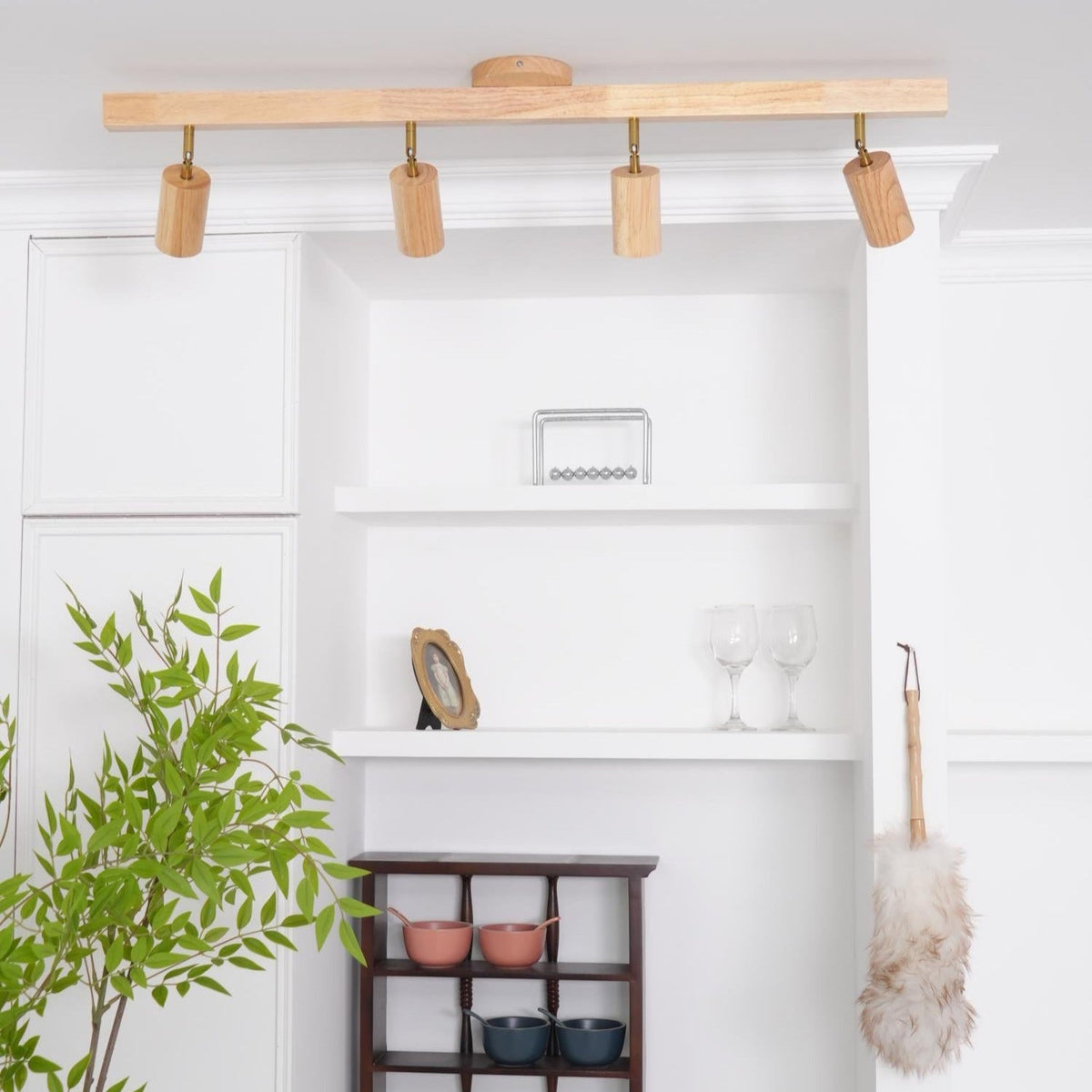Veril Track Lighting Spotlight lemn