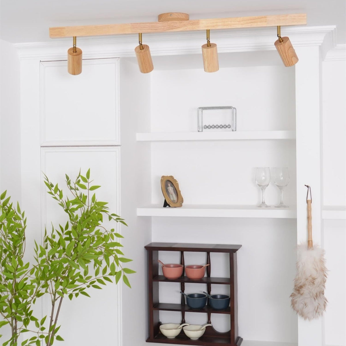 Veril Track Lighting Spotlight lemn