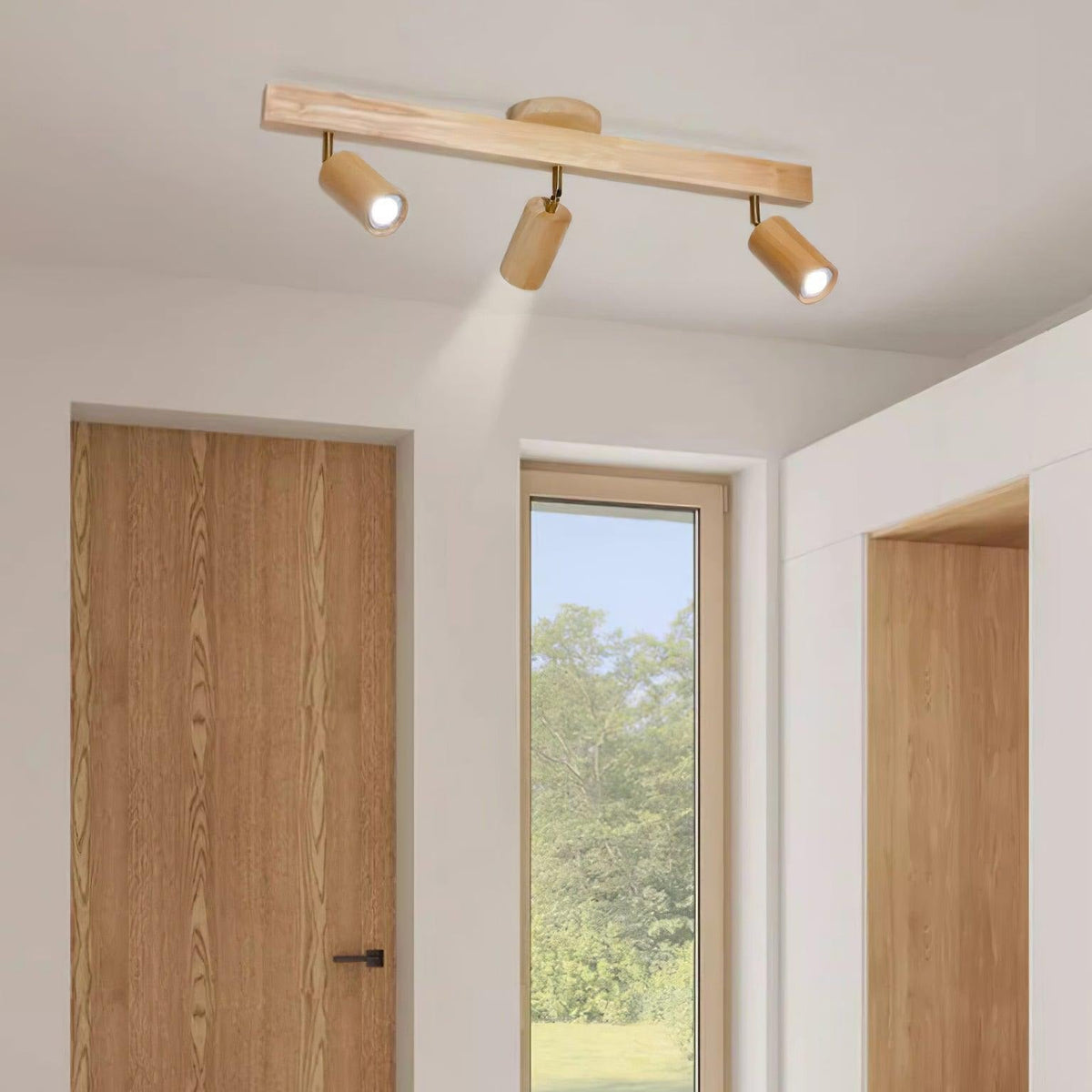 Veril Track Lighting Spotlight lemn