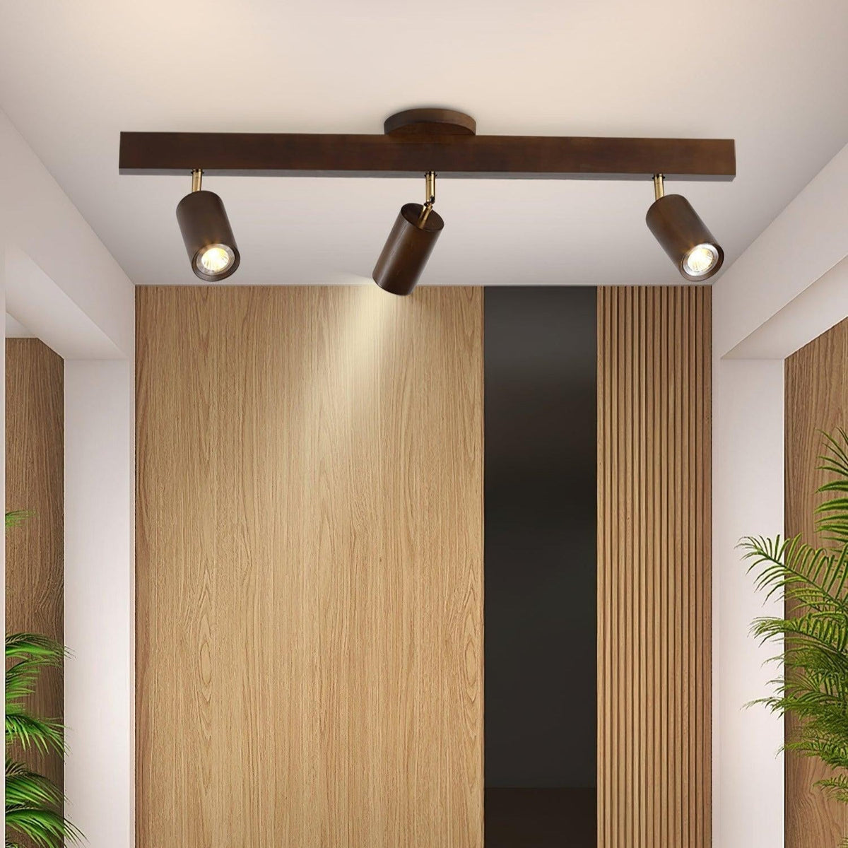 Veril Track Lighting Spotlight lemn