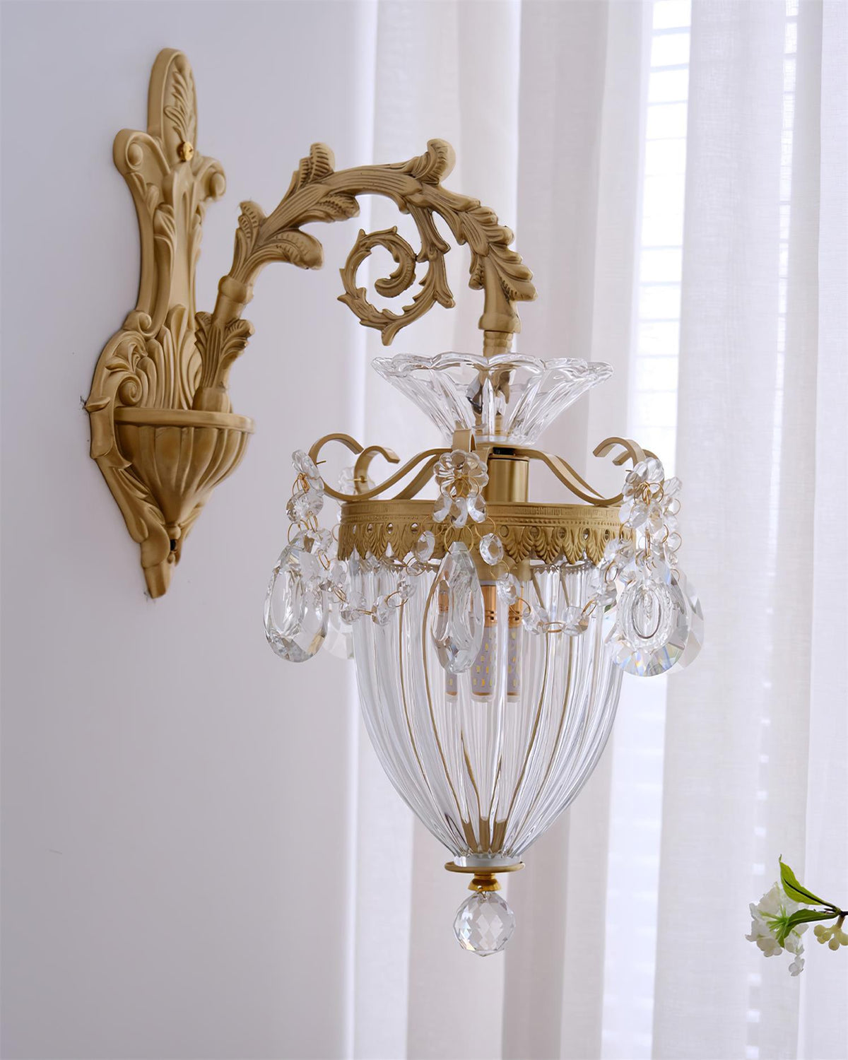 Vireon aplică de Perete aurie Dublă modernă