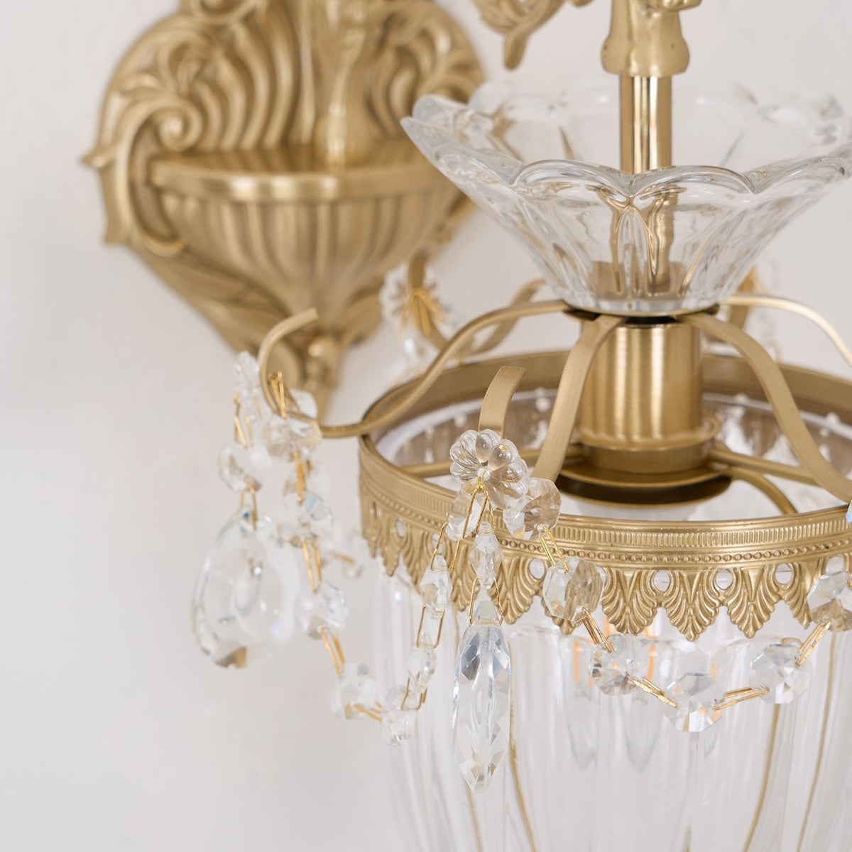 Vireon aplică de Perete aurie Dublă modernă