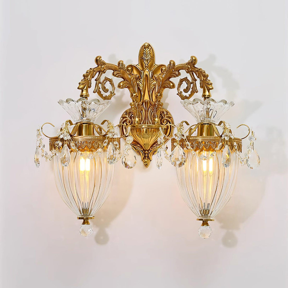 Vireon aplică de Perete aurie Dublă modernă