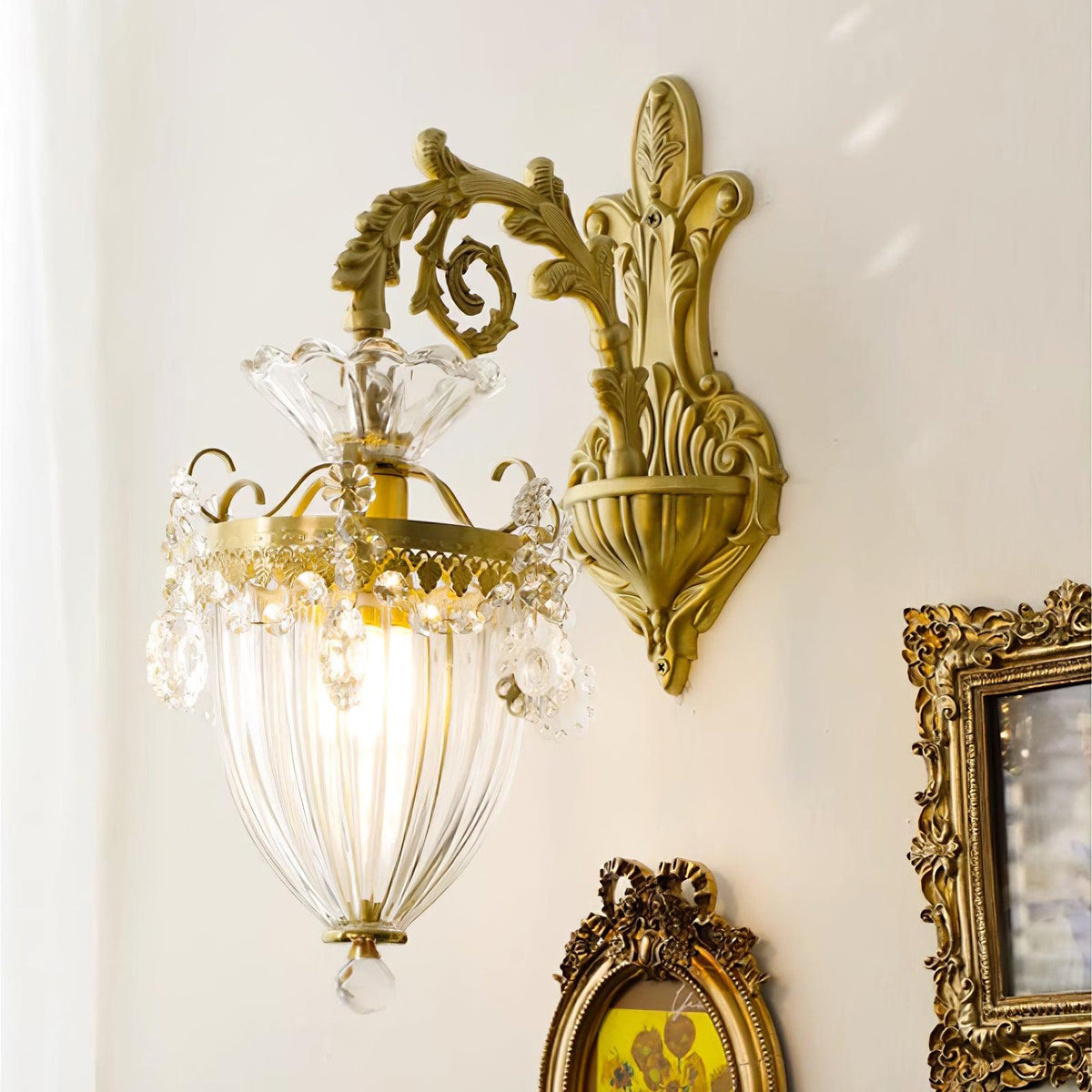 Vireon aplică de Perete aurie Dublă modernă