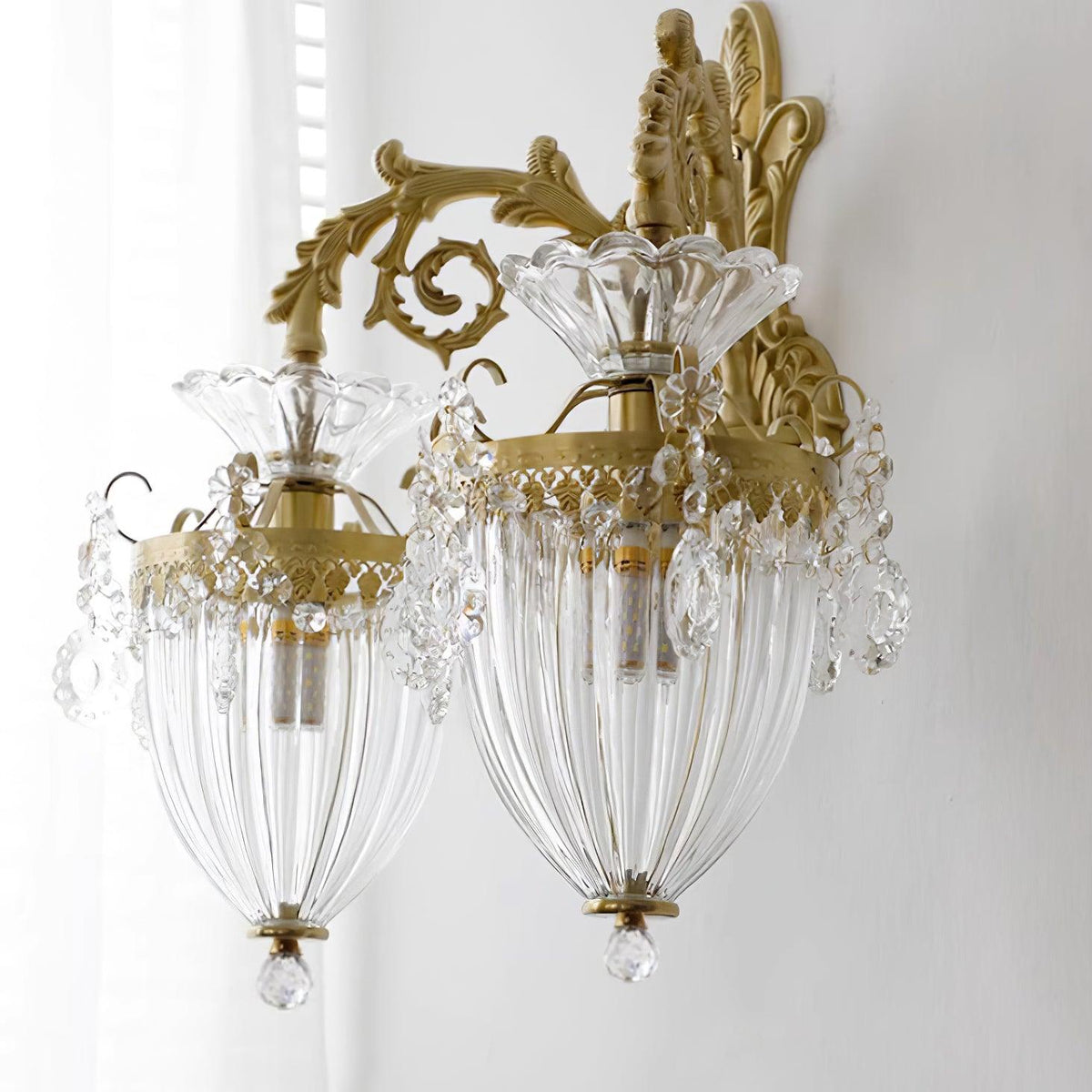 Vireon aplică de Perete aurie Dublă modernă