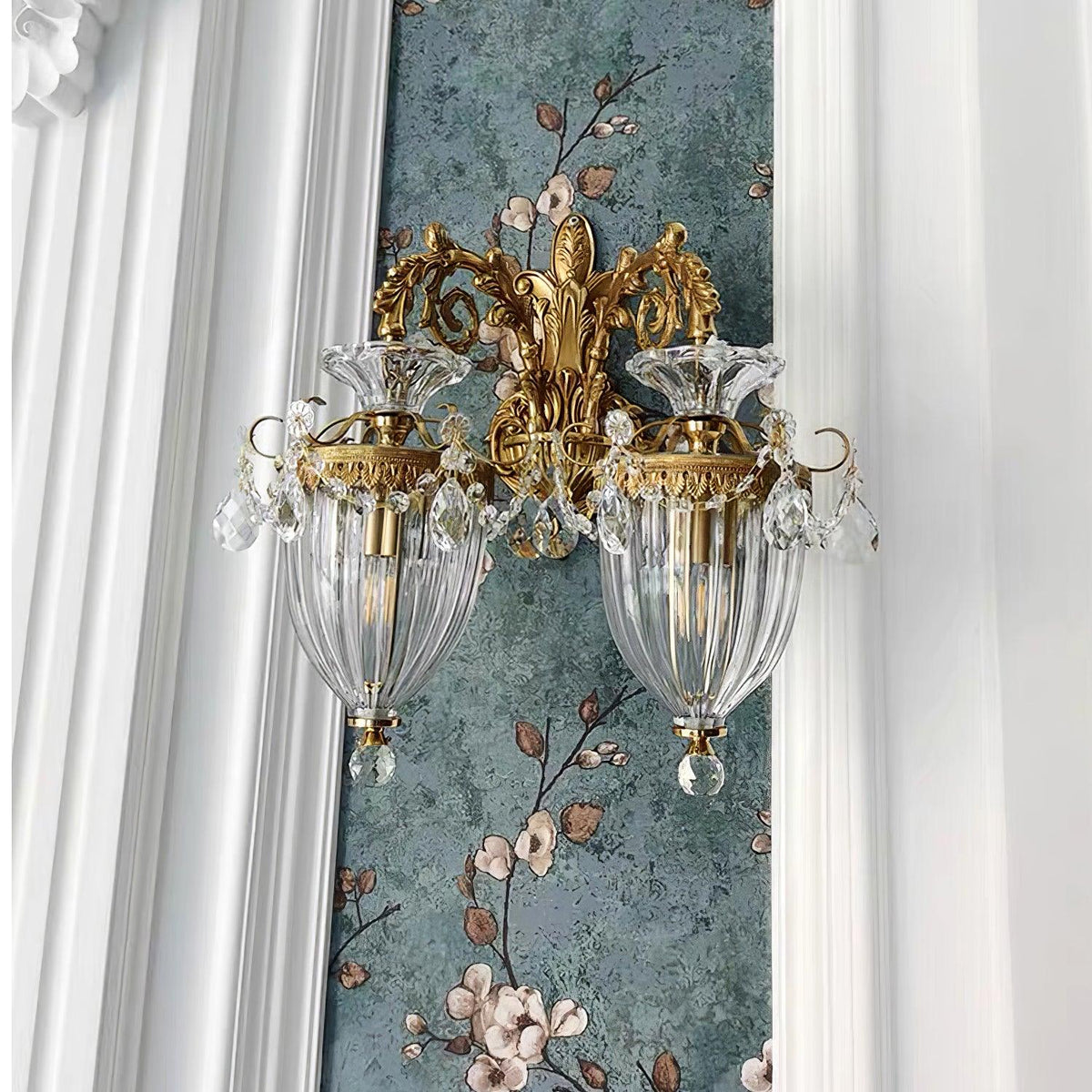 Vireon aplică de Perete aurie Dublă modernă