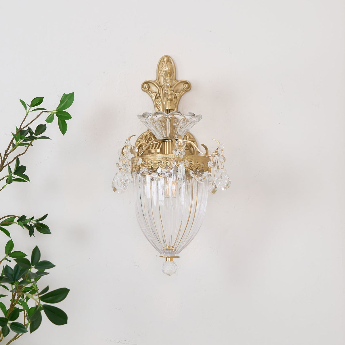Vireon aplică de Perete aurie Dublă modernă
