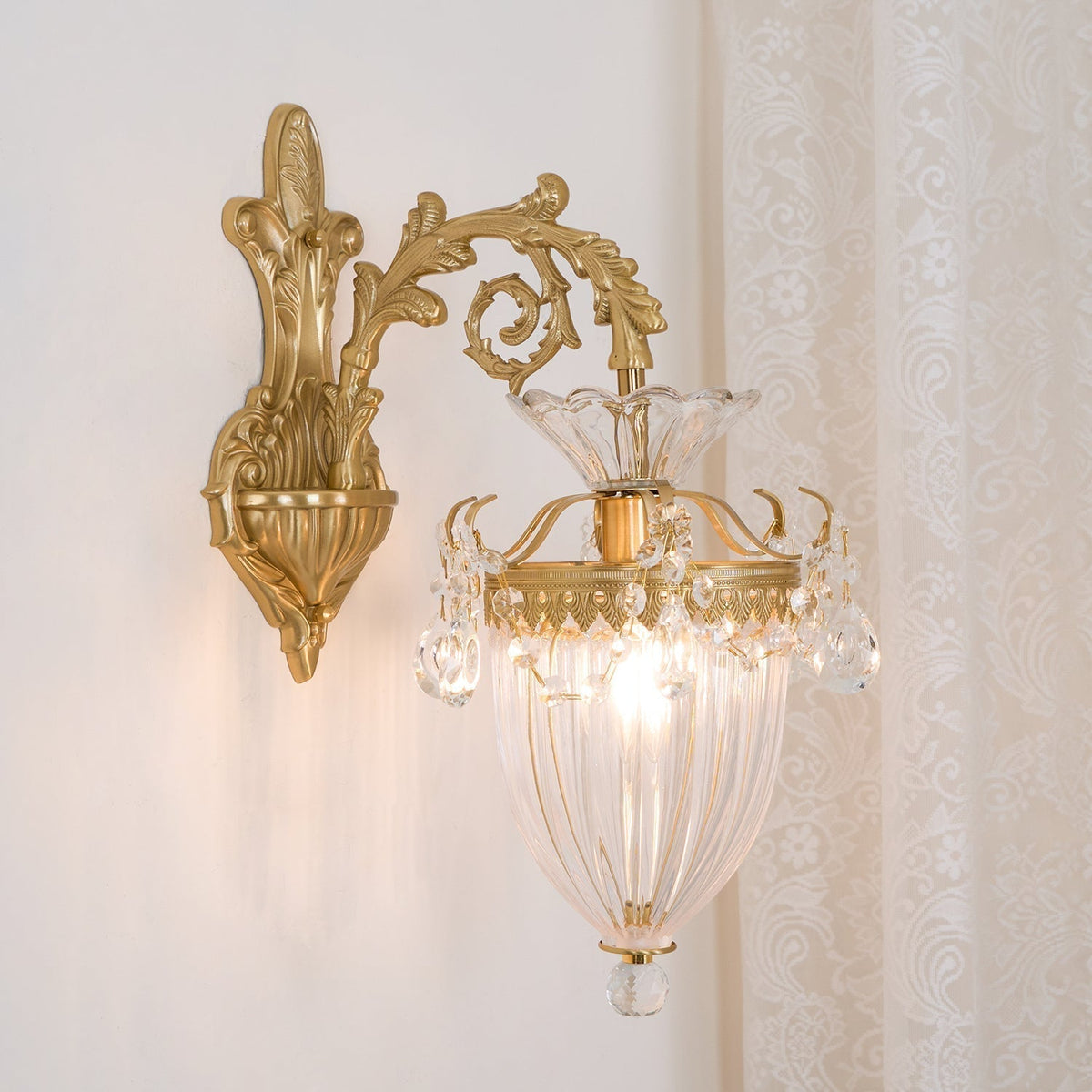Vireon aplică de Perete aurie Dublă modernă